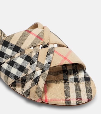 Pantoletten Burberry Check | Burberry