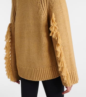 Cardigan Nora intarsia en laine mélangée | Goldbergh