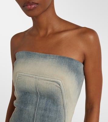 Bustier-Kleid aus Denim | Rick Owens