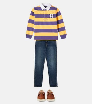 Striped cotton jersey polo shirt | Polo Ralph Lauren Kids