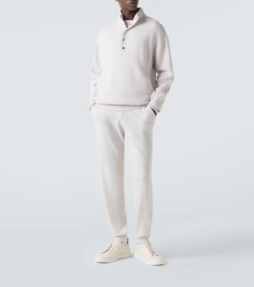 Wool and cashmere turtleneck sweater | Allude