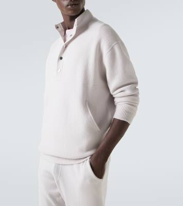 Wool and cashmere turtleneck sweater | Allude