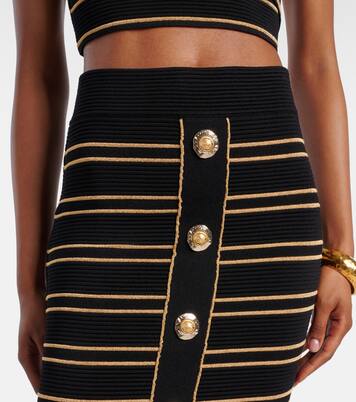 Midirock aus Rippstrick | Balmain