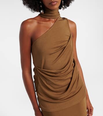 Top in jersey drappeggiato | Entire Studios