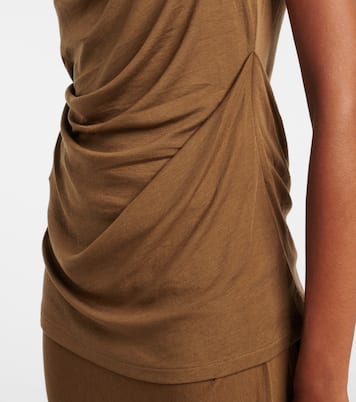 Top in jersey drappeggiato | Entire Studios