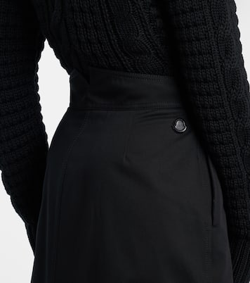 x EE72 falda midi de algodón por Edward Enninful | Moncler Genius