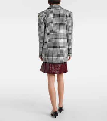 Hundstooth oversized blazer | Self-Portrait