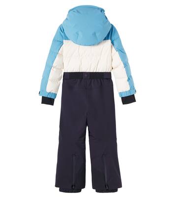 Colorblocked down ski suit | Moncler Grenoble Enfant