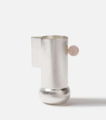 Embellished silver-plated pitcher | Natalia Criado