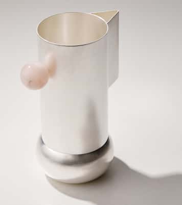Embellished silver-plated pitcher | Natalia Criado