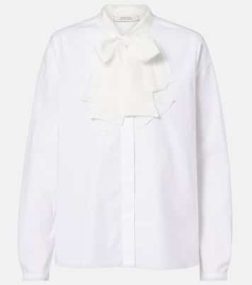 Schluppenbluse Pure Power aus Popeline | Dorothee Schumacher