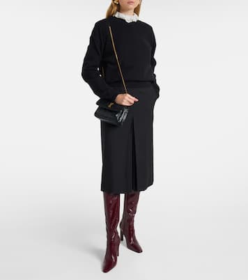 Schultertasche Niki Mini aus Leder | Saint Laurent