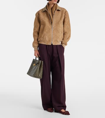 Ballerinas aus Veloursleder | Gianvito Rossi