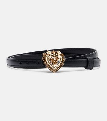 Devotion embellished leather belt | Dolce&Gabbana
