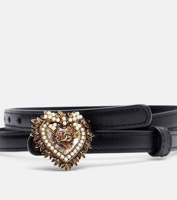 Devotion embellished leather belt | Dolce&Gabbana