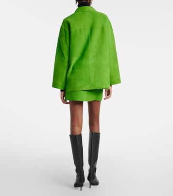 Crest suede miniskirt | Staud