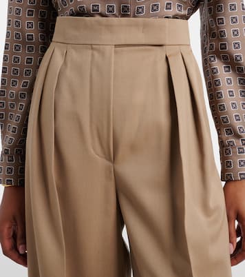Quorum virgin wool wide-leg pants | Max Mara