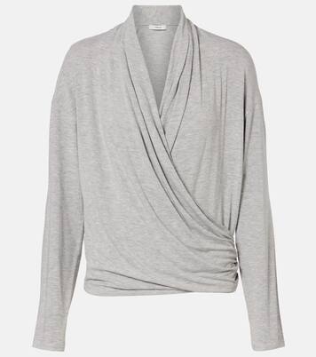 Draped jersey top | Vince