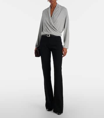 Draped jersey top | Vince