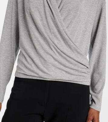 Draped jersey top | Vince