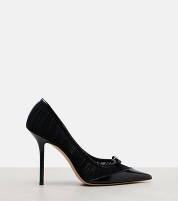 Pumps Love 100 aus Mesh und Leder | Jimmy Choo