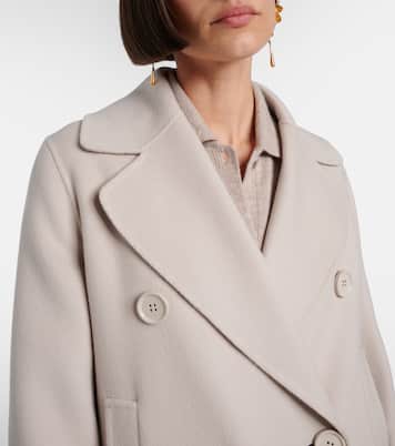 Custodi double-breasted virgin wool coat | 'S Max Mara