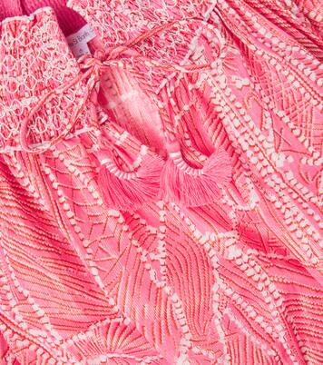 Anna printed cotton-blend dress | Poupette St Barth Kids