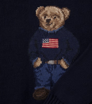 Polo Bear intarsia cotton sweater  | Polo Ralph Lauren Kids