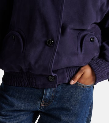 Bomberjacke Viva Charlie aus Veloursleder | Blazé Milano