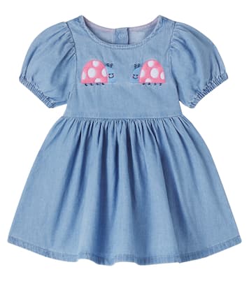 Baby Kleid aus Baumwoll-Chambray | Stella McCartney Kids