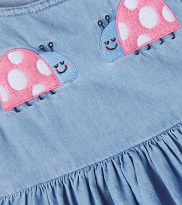 Baby Kleid aus Baumwoll-Chambray | Stella McCartney Kids