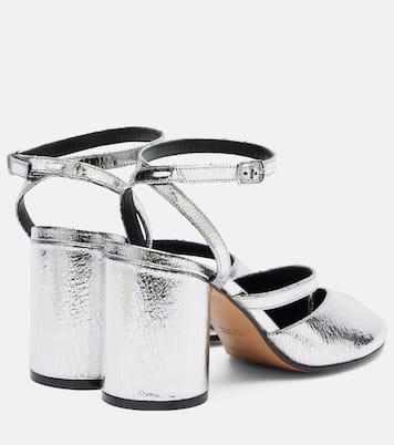 Tabi metallic leather pumps | Maison Margiela