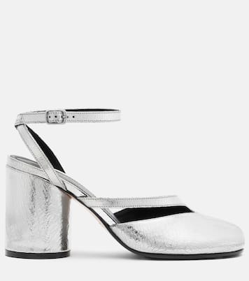 Tabi metallic leather pumps | Maison Margiela