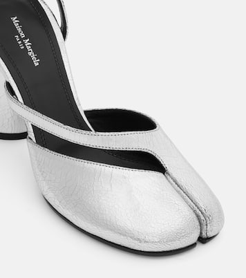 Tabi metallic leather pumps | Maison Margiela