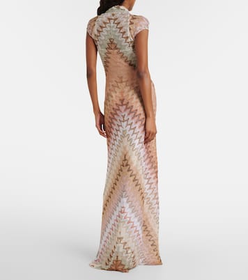 Maxikleid aus Häkelstrick | Missoni