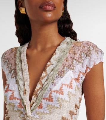 Maxikleid aus Häkelstrick | Missoni