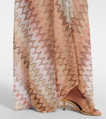 Maxikleid aus Häkelstrick | Missoni