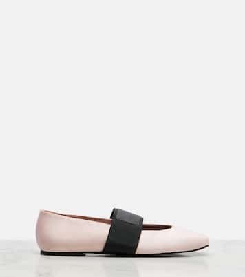 باليرينا من الساتان Sliced Square  | Givenchy