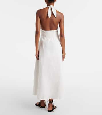Robe midi Bianca en lin | Faithfull