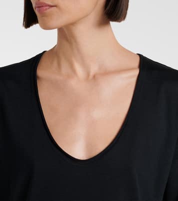 Cotton and silk jersey T-shirt | Toteme