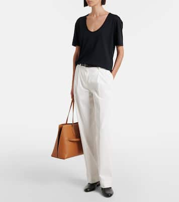 Cotton and silk jersey T-shirt | Toteme