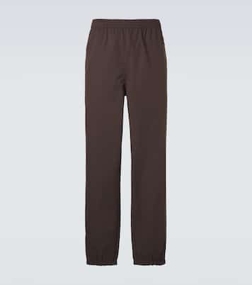 Cotton twill tapered pants | Miu Miu
