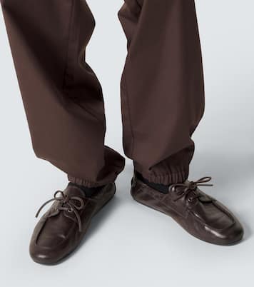 Cotton twill tapered pants | Miu Miu