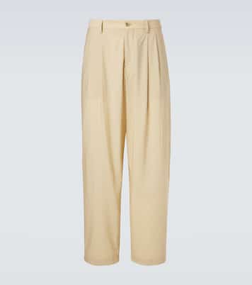 Archivio cotton-blend straight pants | Giorgio Armani