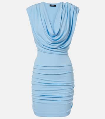 Draped jersey minidress | Wardrobe.NYC