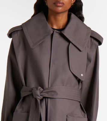 Trench-coat Philippa en coton | Victoria Beckham