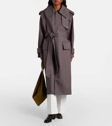 Trench-coat Philippa en coton | Victoria Beckham