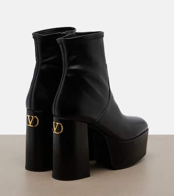  Ankle Boots Fawcette aus Leder | Valentino Garavani