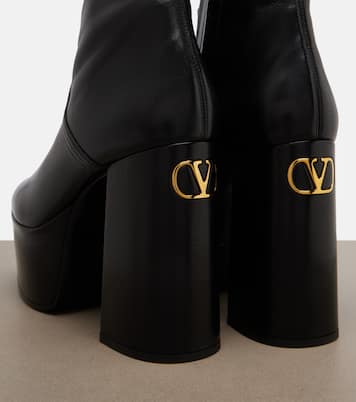  Ankle Boots Fawcette aus Leder | Valentino Garavani