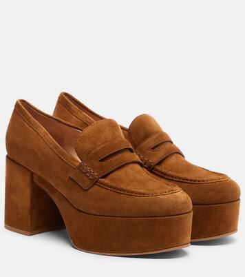 Jenna suede loafer pumps | Gianvito Rossi